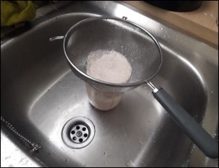 Préparation lait d'amandes